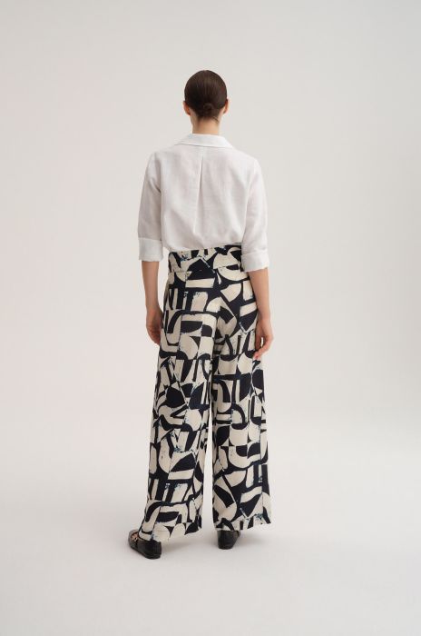 Wiskozowe spodnie Solar Obraz 2