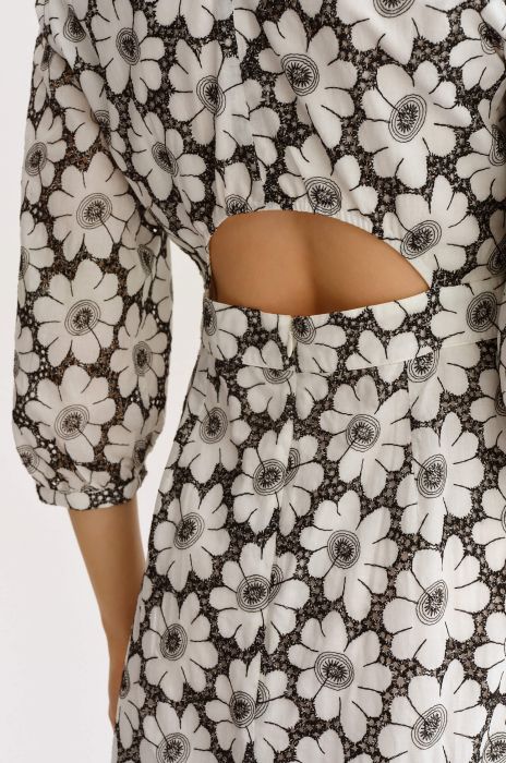 Sukienka z kwiatowym haftem Solar Obraz 1