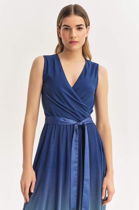 Sukienka midi z motywem tie dye Solar Obraz 2