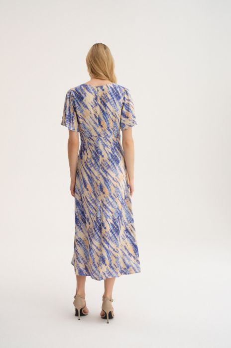 Wzorzysta sukienka z wiskozy Solar Obraz 2