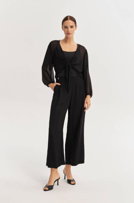 Bluzka z transparentnej tkaniny Solar Obraz 1