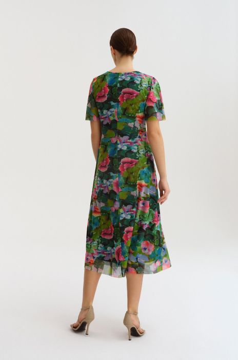 Sukienka z roślinnym printem Solar Obraz 2