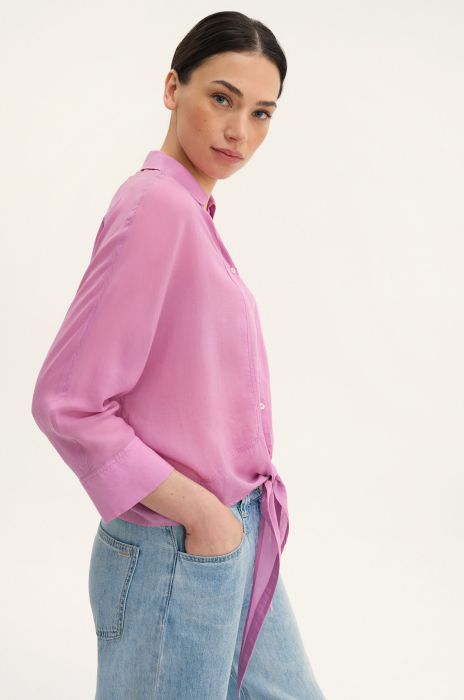 Wiązana koszula z lyocellu Solar Obraz 3