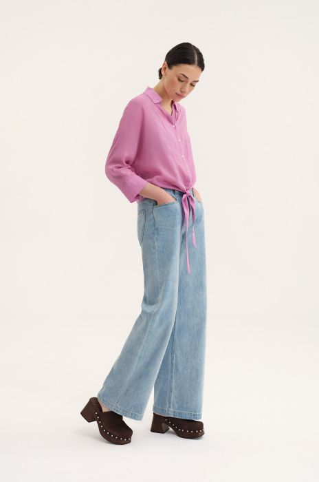 Wiązana koszula z lyocellu Solar Obraz 1