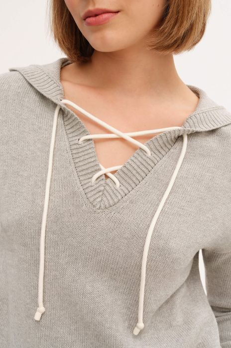 Bawełniany sweter z kapturem Solar Obraz 4