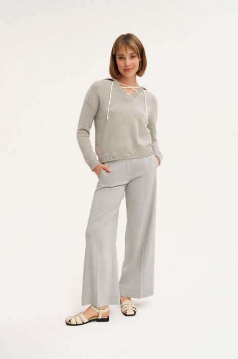 Bawełniany sweter z kapturem Solar Obraz 5