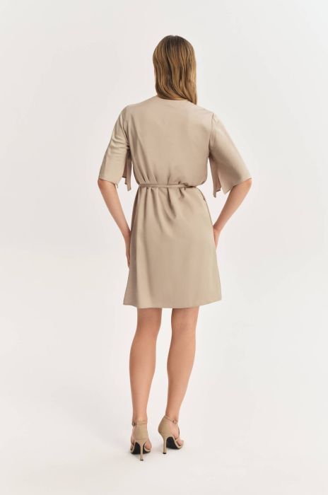 Sukienka z satynowej tkaniny Solar Obraz 4