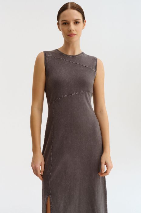 Asymetryczna sukienka z efektem sprania Solar Obraz 3