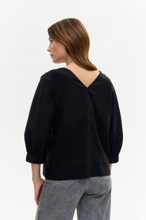 Koszula z bufiastymi rękawami Solar Obraz 4