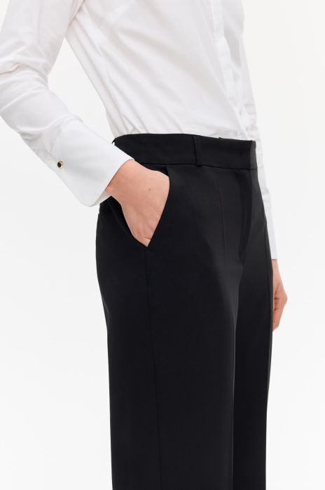 Spodnie o rozszerzanym kroju z kieszeniami Solar Obraz 3