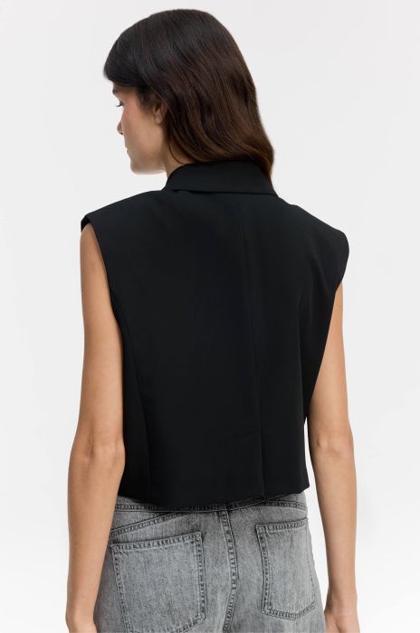 Dwurzędowa kamizelka o pudełkowym kroju Solar Obraz 4