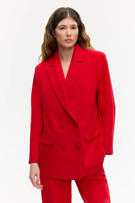 Dwurzędowa marynarka o pudełkowym kroju Solar Obraz 2