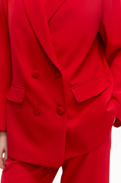 Dwurzędowa marynarka o pudełkowym kroju Solar Obraz 3