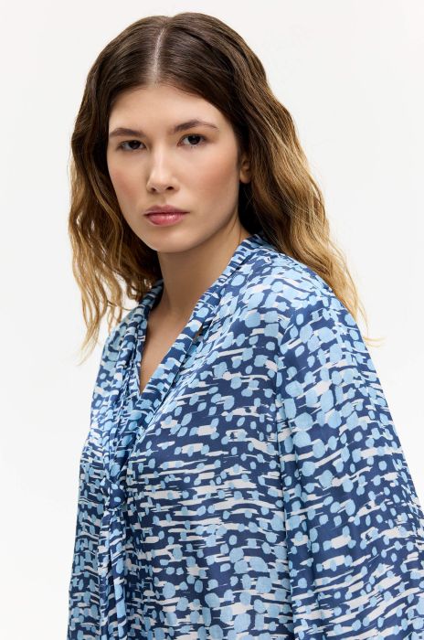 Wiskozowa bluzka z wiązaniem Solar Obraz 3