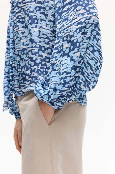 Wiskozowa bluzka z wiązaniem Solar Obraz 5