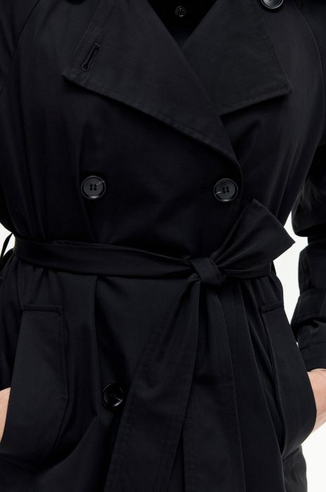 Dwurzędowy wiązany trencz Solar Obraz 3