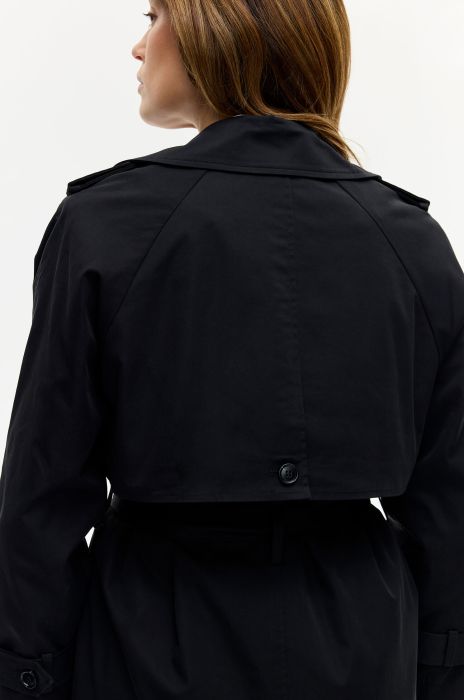 Dwurzędowy wiązany trencz Solar Obraz 6