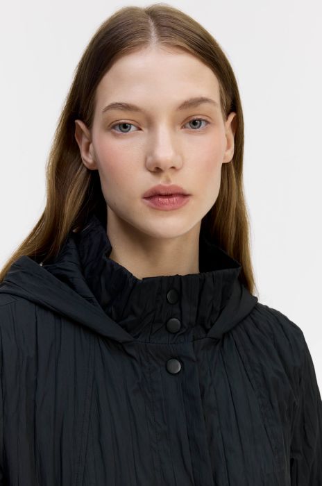 Długi płaszcz zapinany na napy Solar Obraz 3