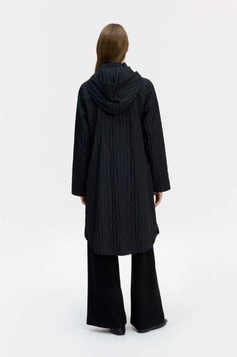 Długi płaszcz zapinany na napy Solar Obraz 4