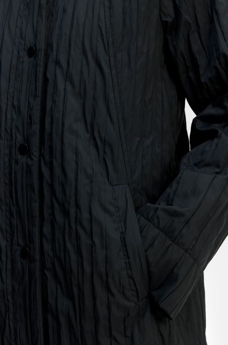 Długi płaszcz zapinany na napy Solar Obraz 6