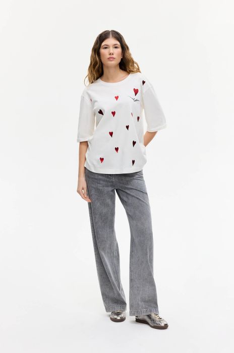 Bawełniana bluzka z wzorem Solar Obraz 1