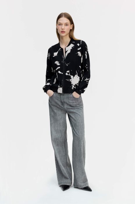 Kurtka bomberka z wiskozą Solar Obraz 1