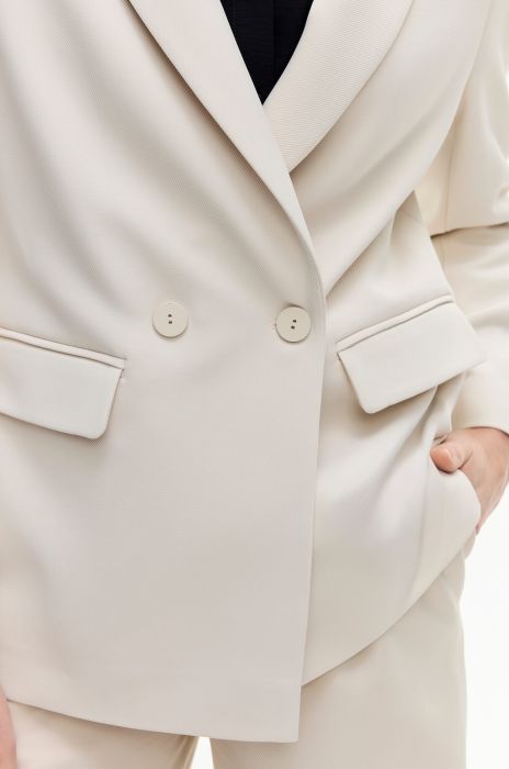 Beżowa marynarka Solar Obraz 5