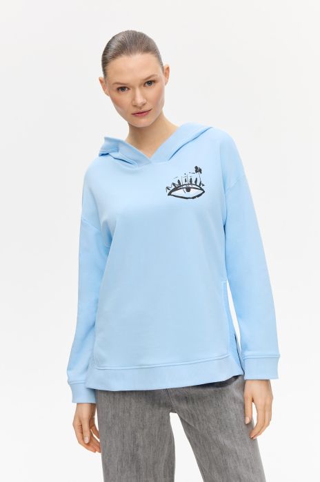 Bawełniana bluza z kapturem Solar Obraz 2