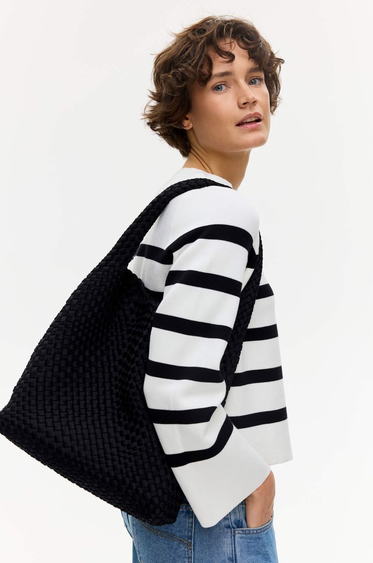 Czarna torba shopper