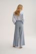 Szerokie spodnie z lnem Solar Obraz 4