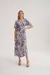 Wzorzysta sukienka z wiskozy Solar Obraz 5