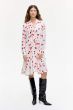 Wiskozowa sukienka w serca Solar Obraz 1
