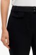 Czarne spodnie cygaretki Solar Obraz 3