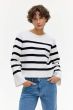 Sweter w paski z wiskozą Solar Obraz 2