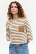 Bawełniana bluzka w poziome pasy Solar Obraz 2