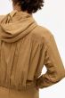 Kamelowa kurtka z kapturem Solar Obraz 3