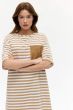Sukienka w poziome pasy o kroju oversize Solar Obraz 2