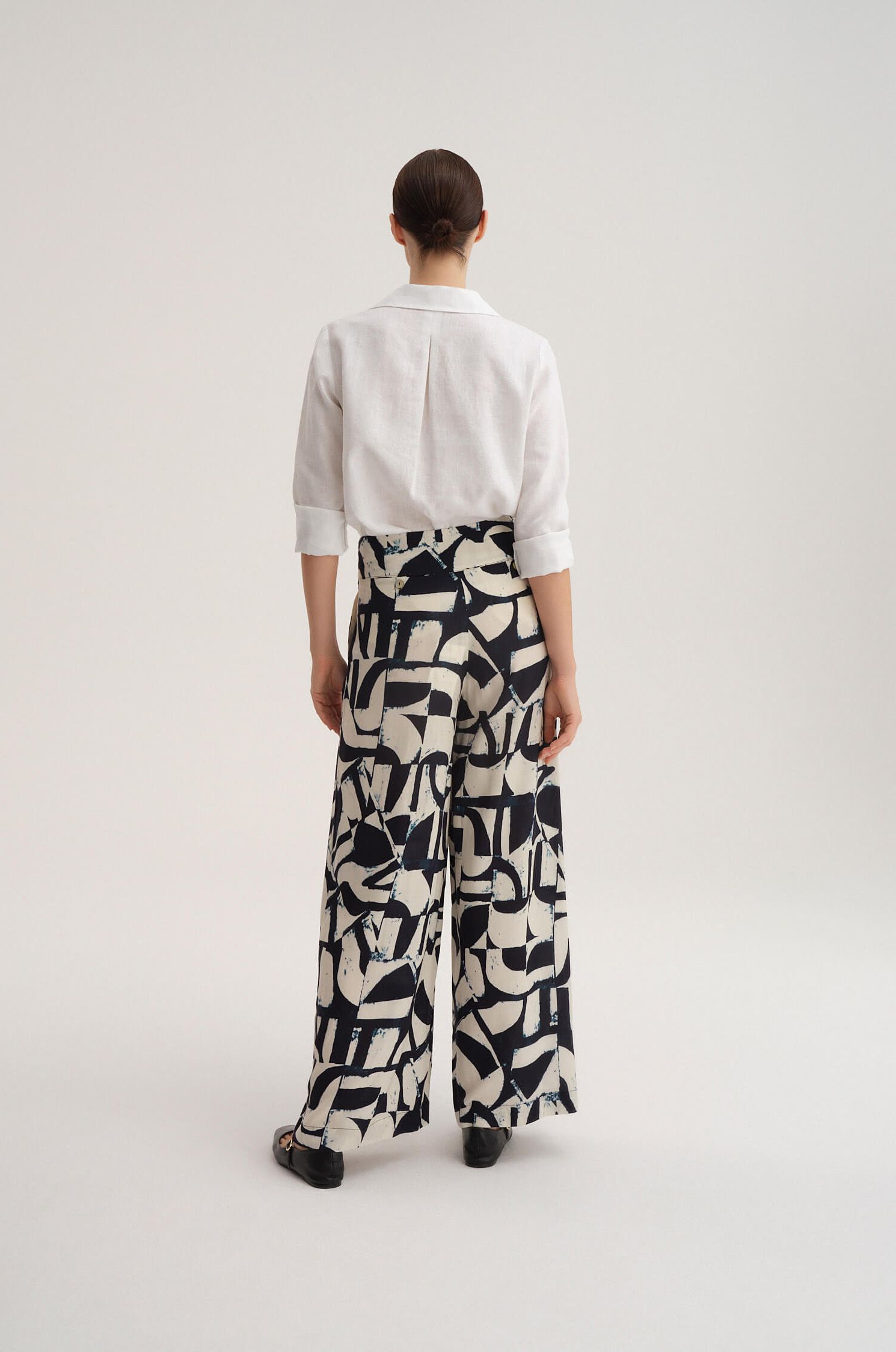 Wiskozowe spodnie Solar Obraz 2