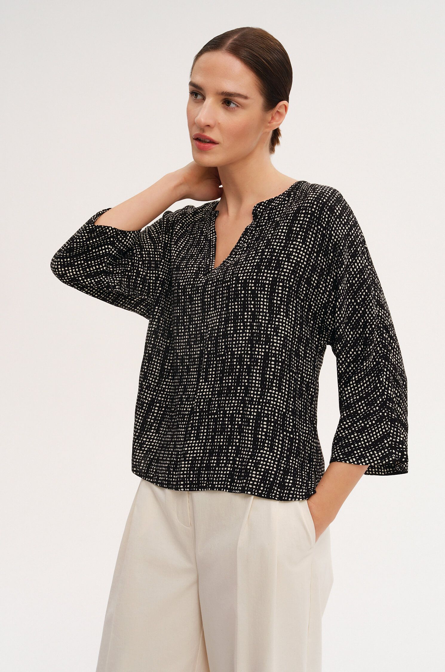 Bluzka z printem Solar Obraz 2