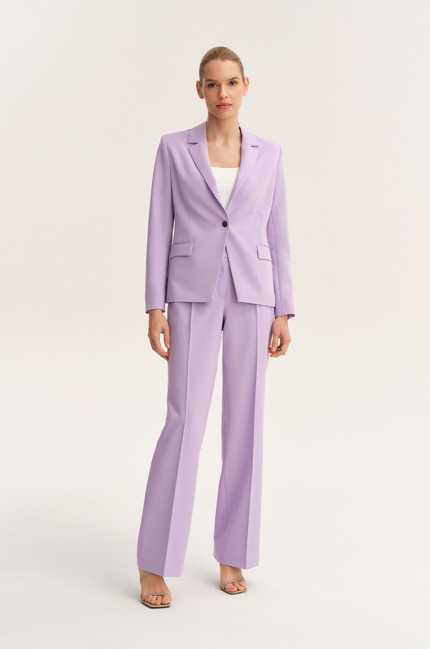 Jednorzędowa marynarka Solar Obraz 4