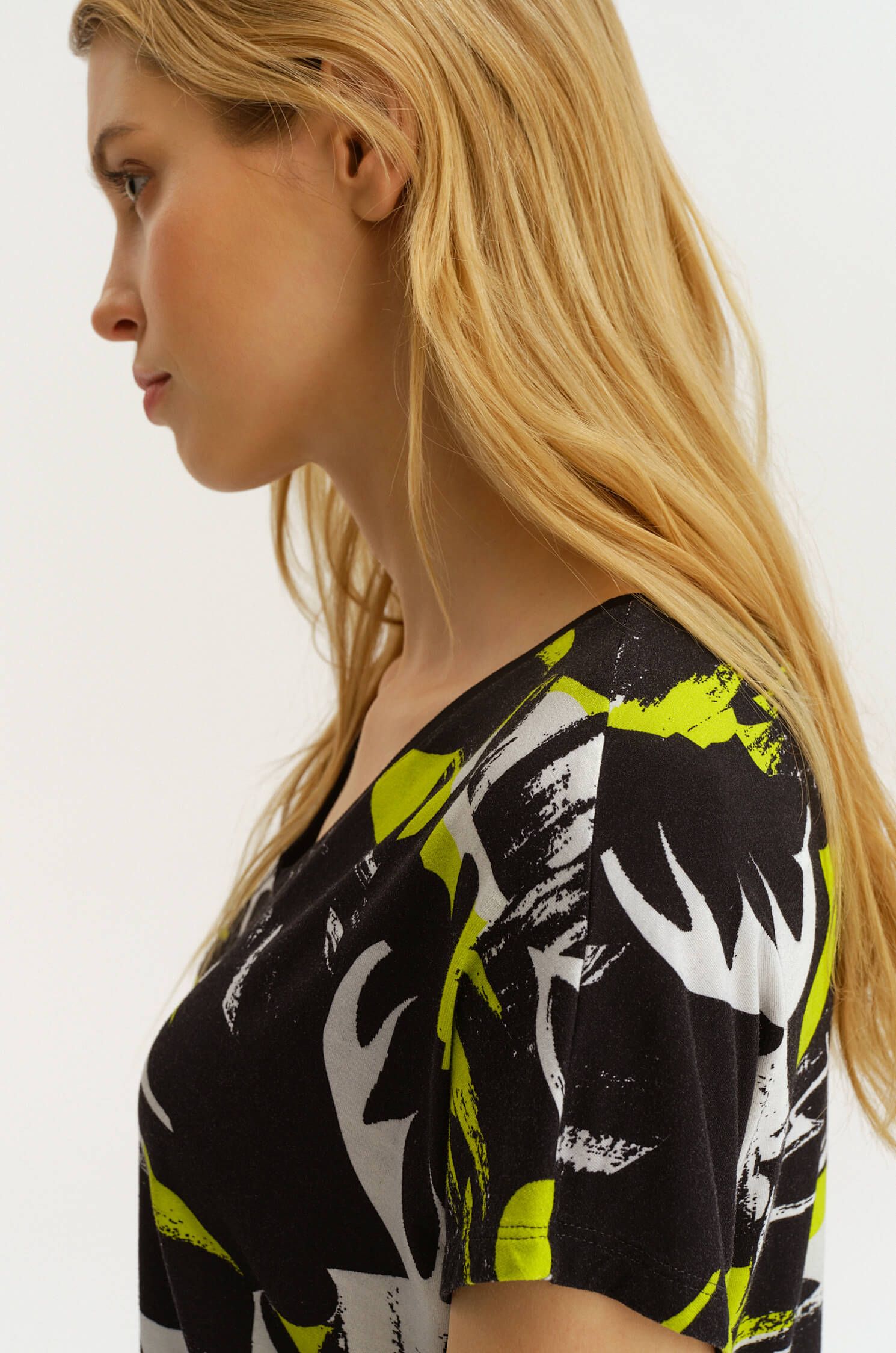 Wzorzysta bluzka Solar Obraz 2