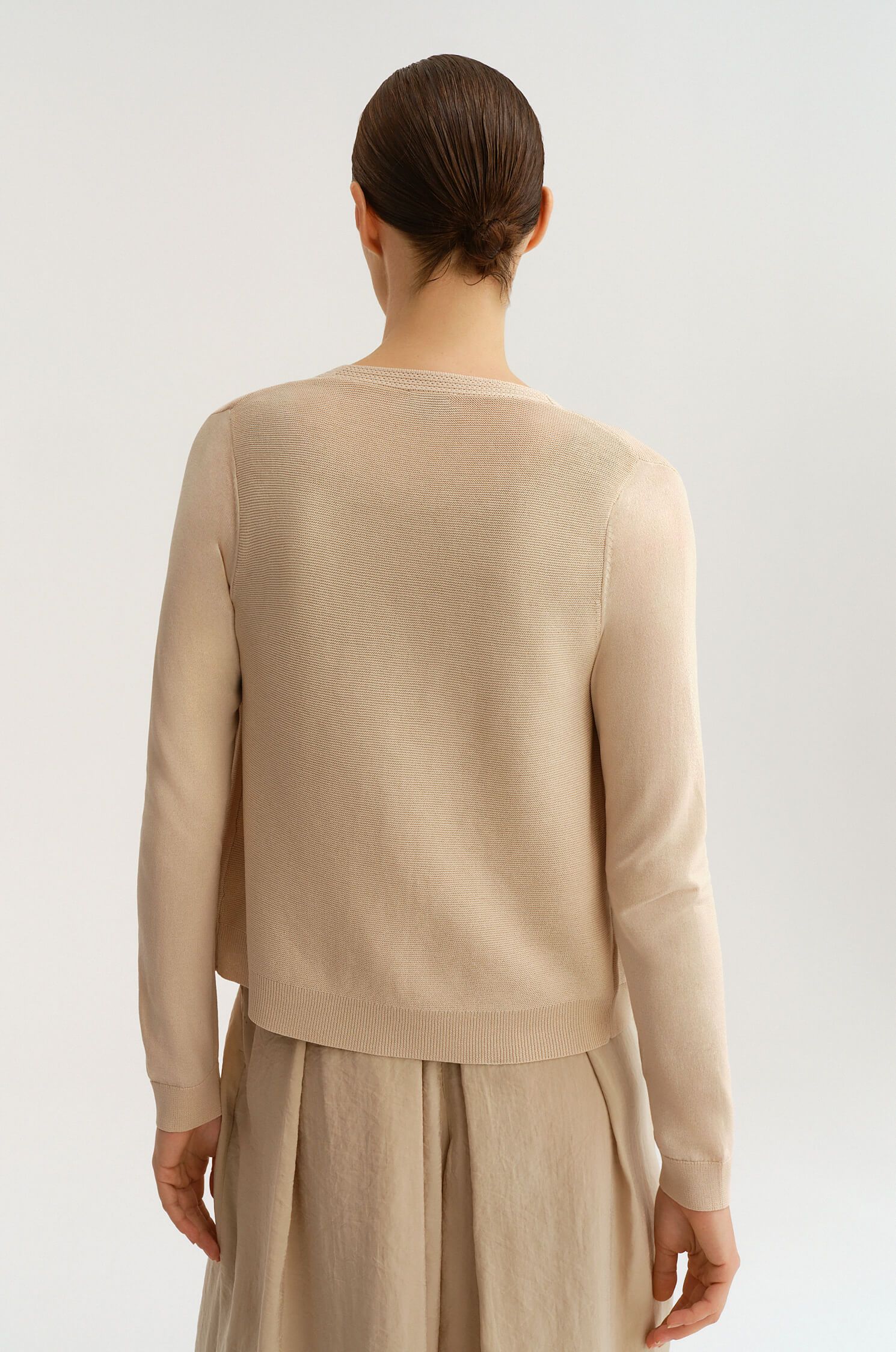 Kardigan o strukturalnym splocie Solar Obraz 1