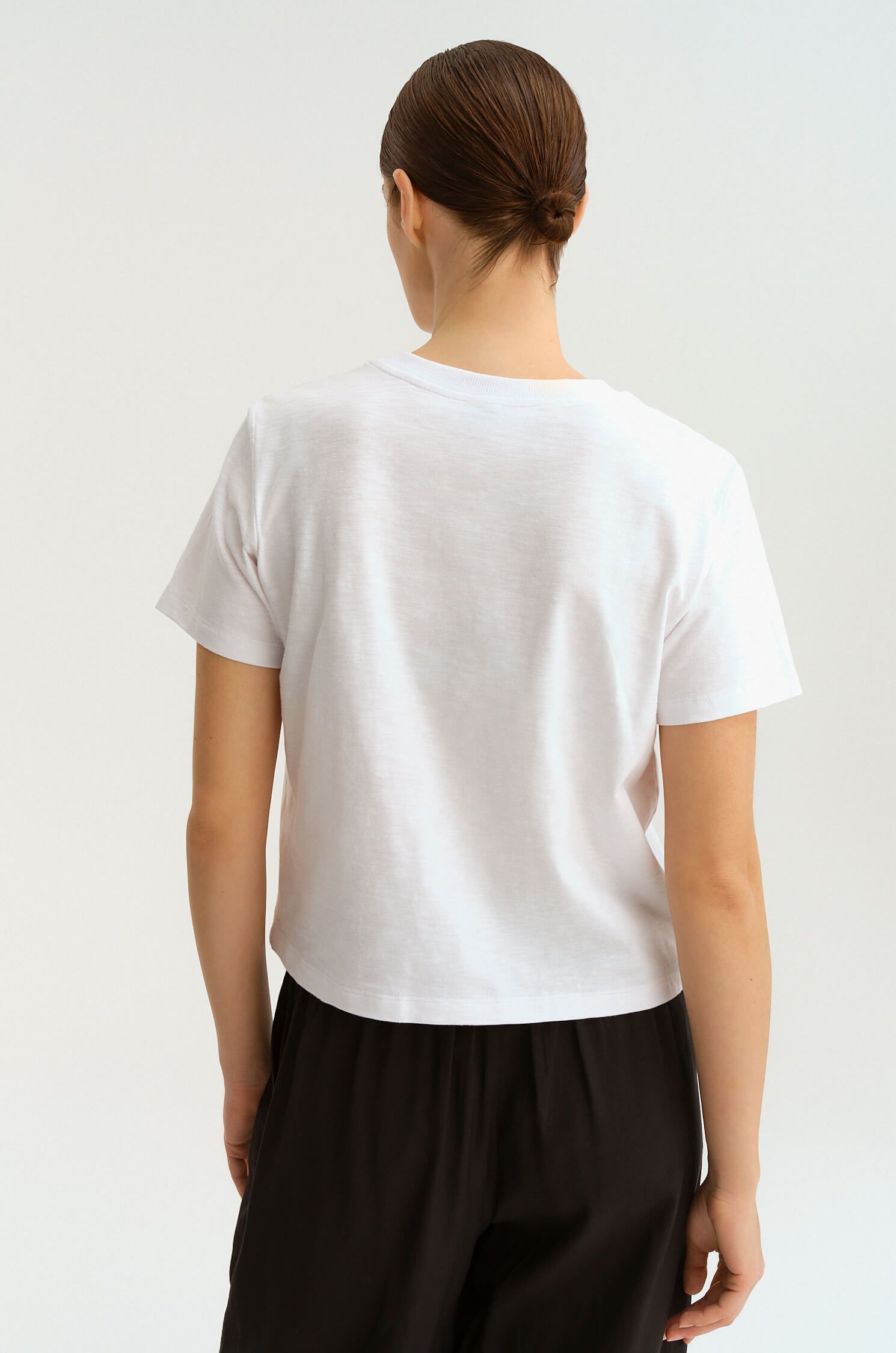 Bawełniana bluzka z haftem Solar Obraz 1