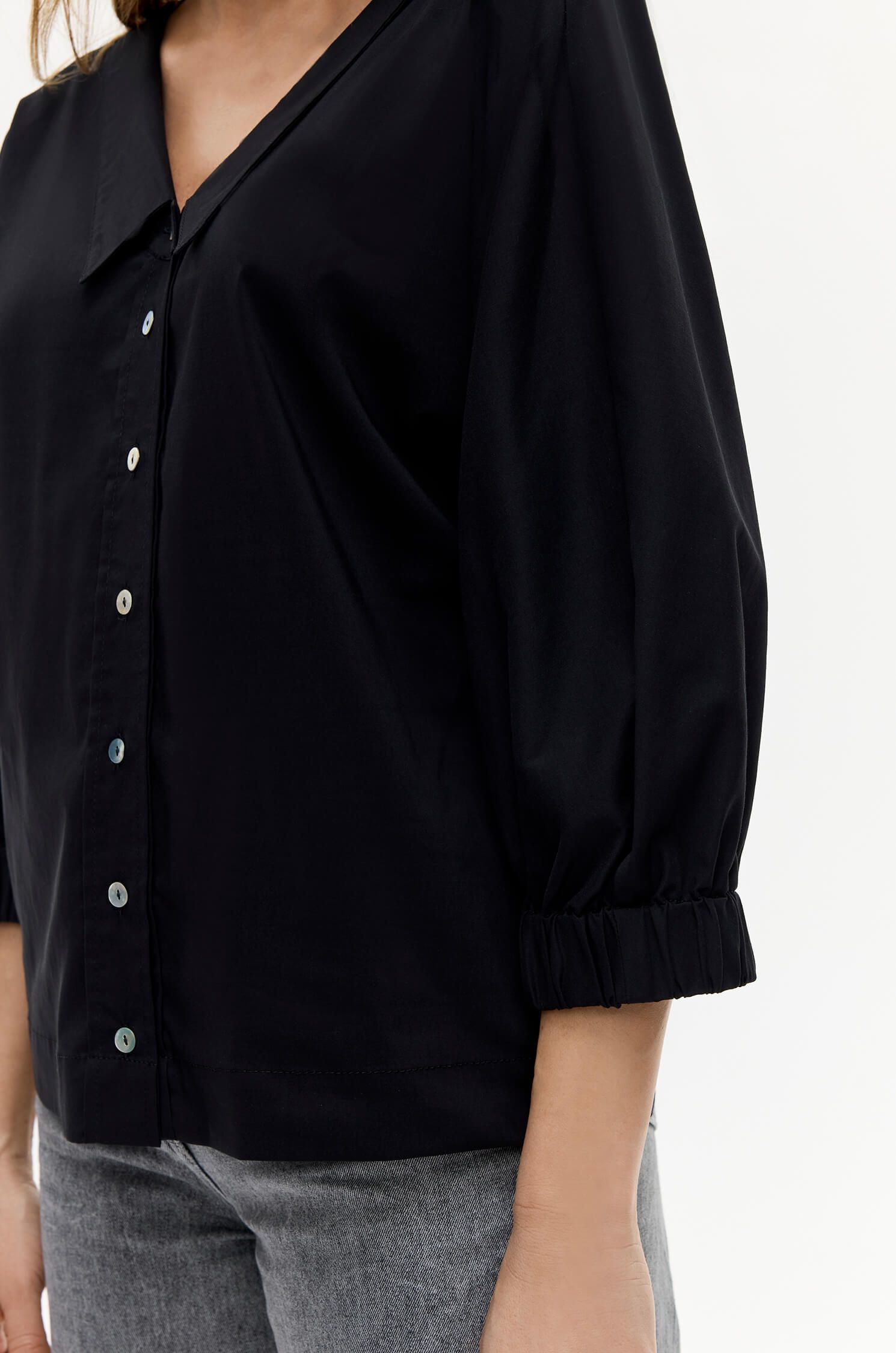 Koszula z bufiastymi rękawami Solar Obraz 5