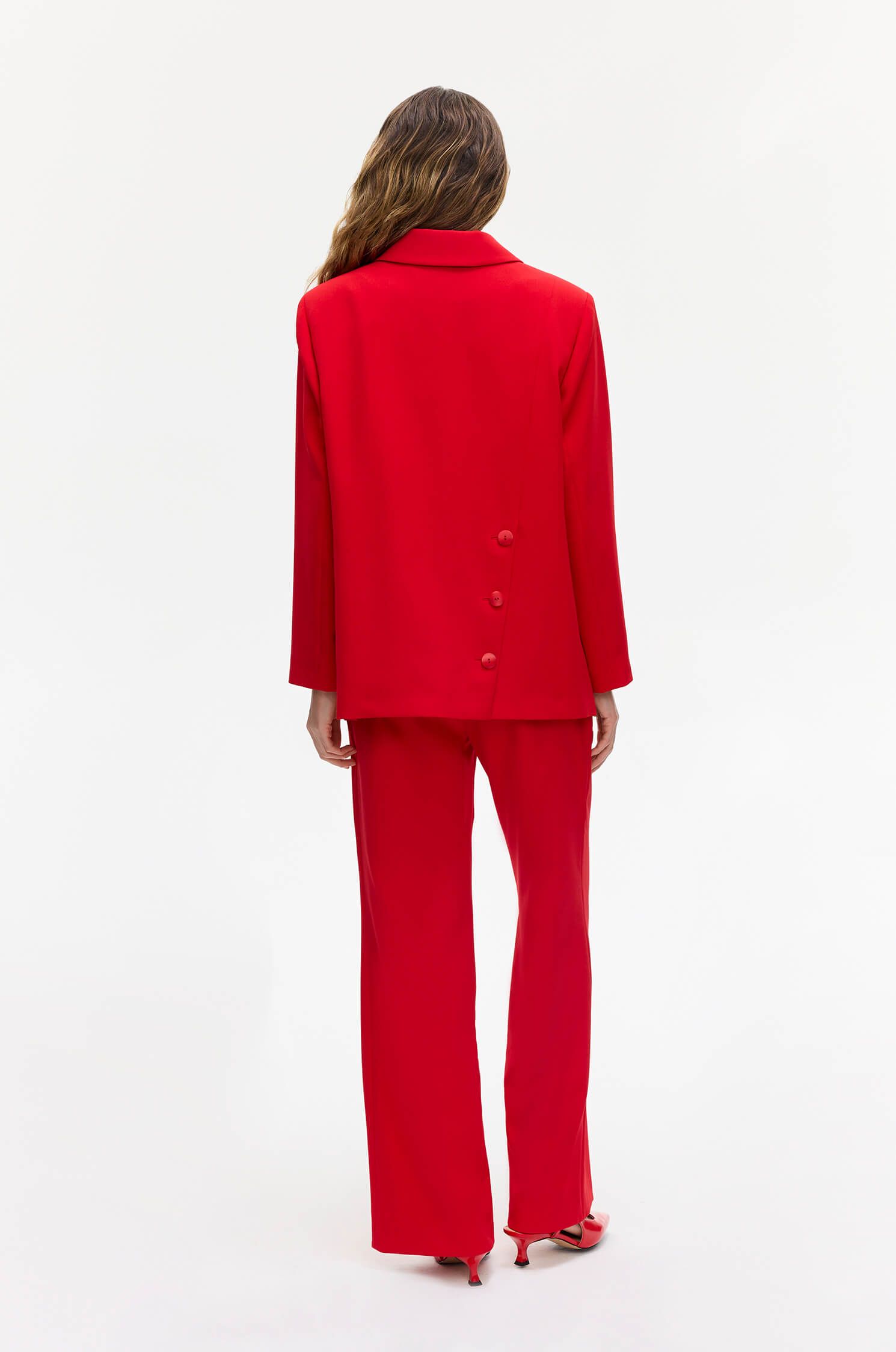 Dwurzędowa marynarka o pudełkowym kroju Solar Obraz 4