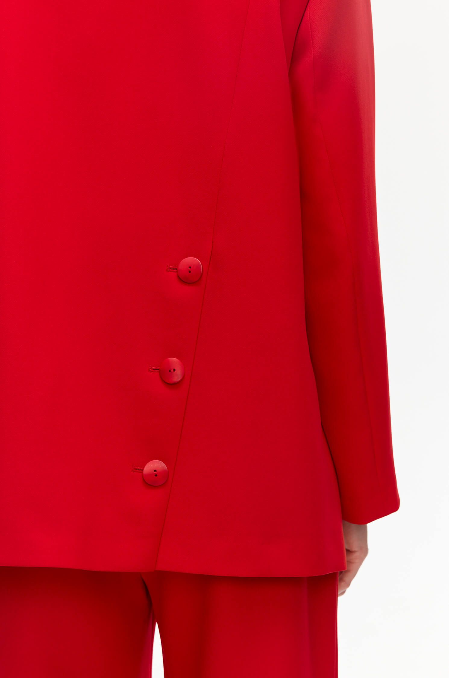 Dwurzędowa marynarka o pudełkowym kroju Solar Obraz 5