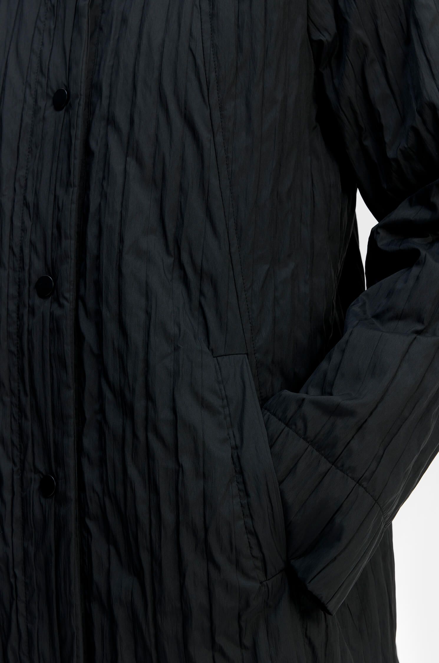 Długi płaszcz zapinany na napy Solar Obraz 6