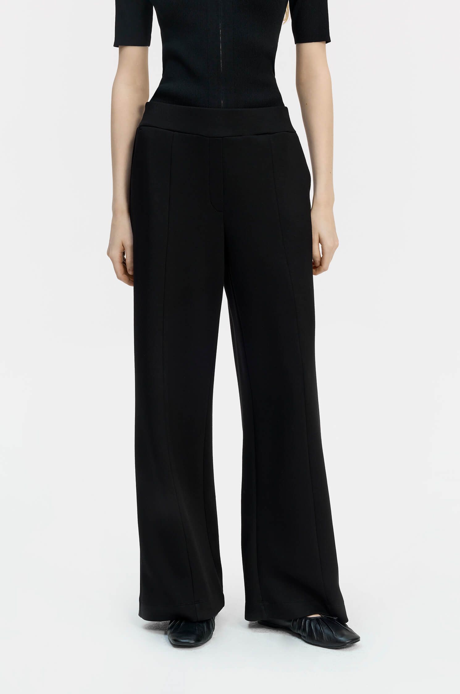 Spodnie wide leg Solar Obraz 2