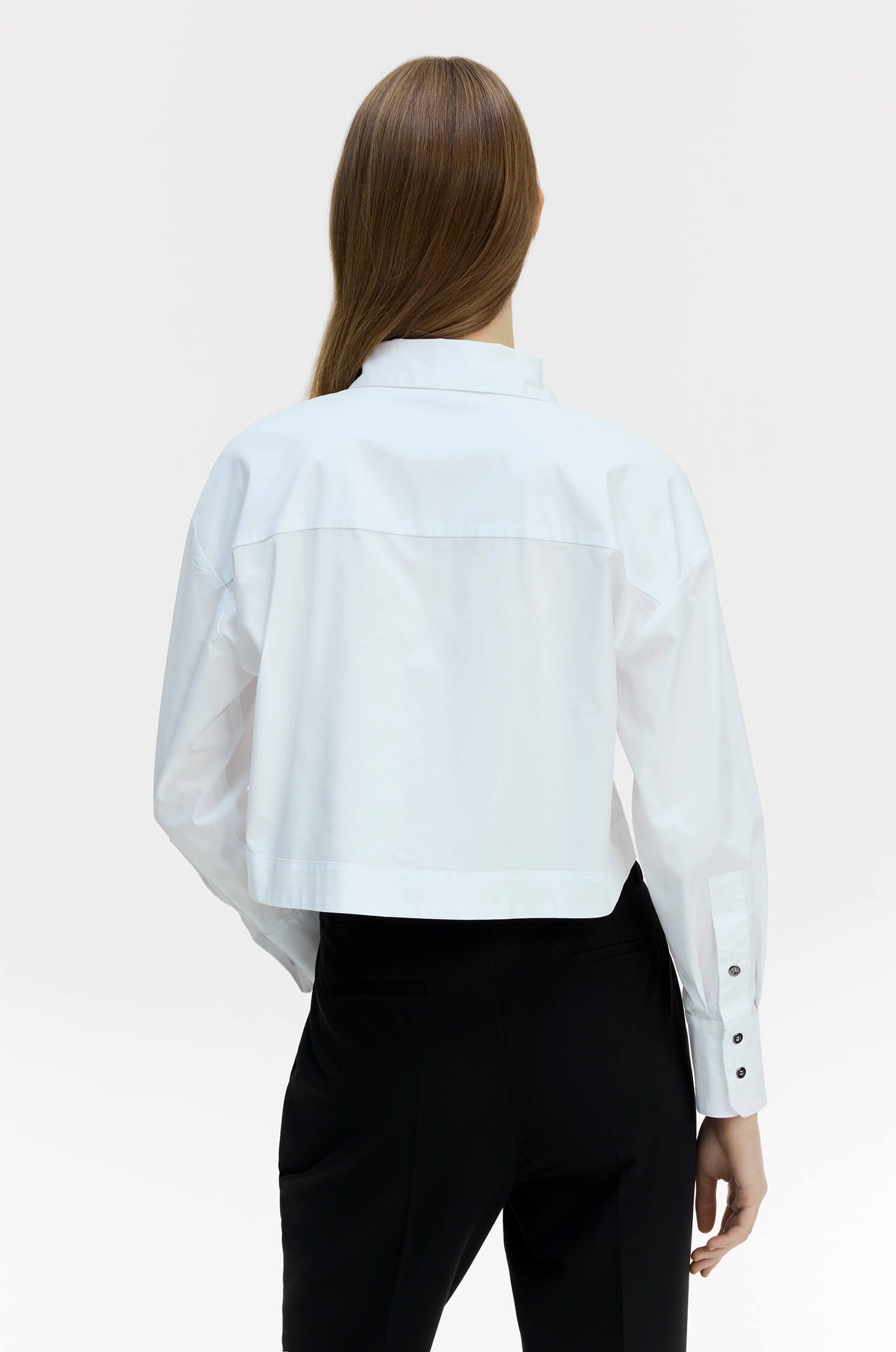 Biała koszula ze zdobieniem Solar Obraz 4