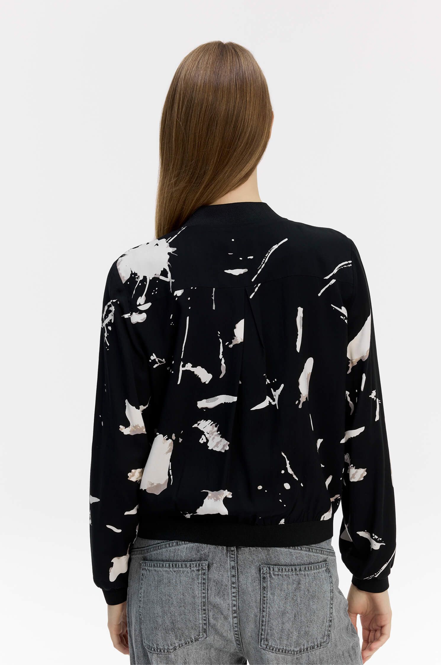 Kurtka bomberka z wiskozą Solar Obraz 4